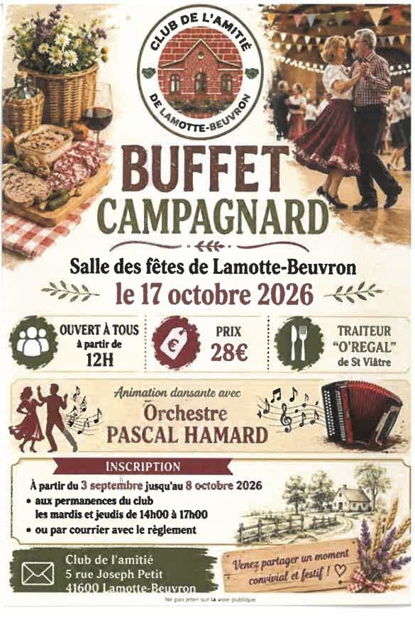 Buffet campagnard