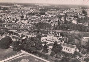 Vue des airs du Château-avant