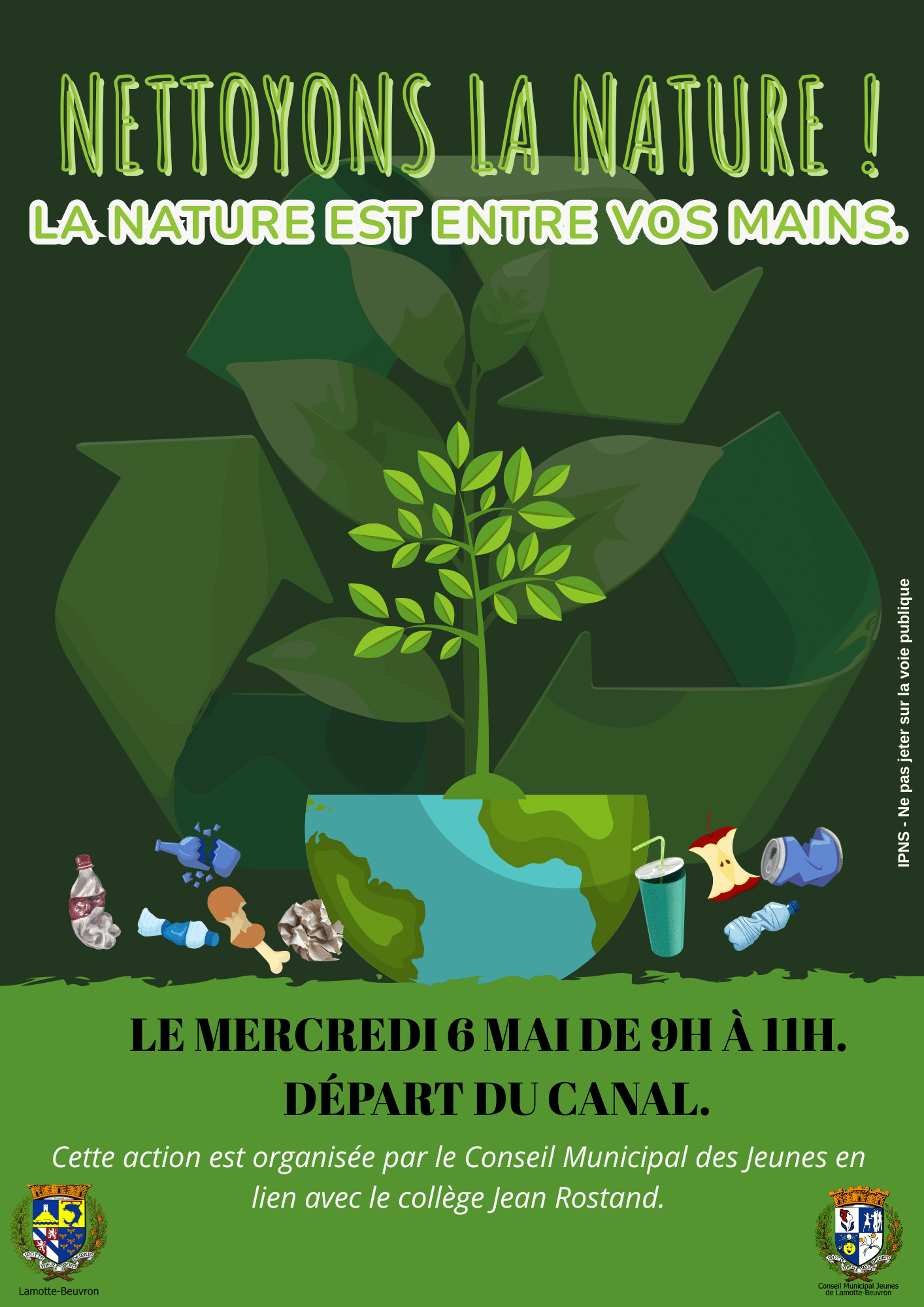 Affiche Nettoyons la nature